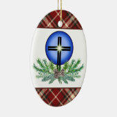 Merry Christmas St. Luke Lutheran Church  Keramisch Ornament (Rechts)