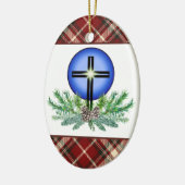 Merry Christmas St. Luke Lutheran Church  Keramisch Ornament (Links)
