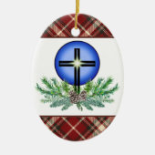 Merry Christmas St. Luke Lutheran Church  Keramisch Ornament (Voorkant)