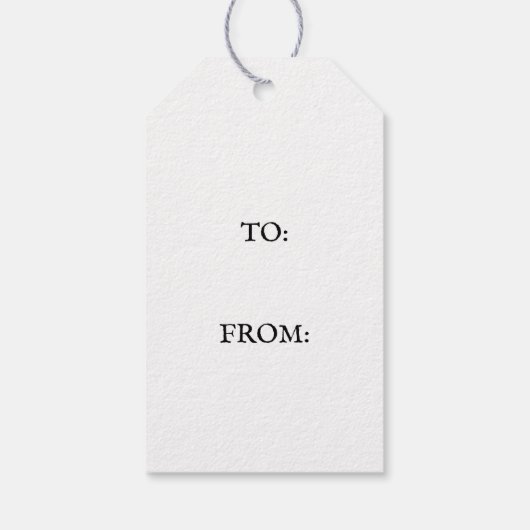 Merry Christmas Stag Gift Labels Cadeaulabel (Achterkant)