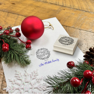 Merry Christmas Stamp Rubberstempel