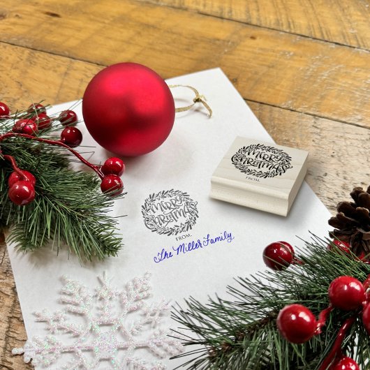 Merry Christmas Stamp Rubberstempel