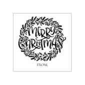 Merry Christmas Stamp Rubberstempel (Afrduk)