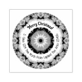 Merry Christmas Star Retouradres Mail Envelope Rubberstempel (Afrduk)
