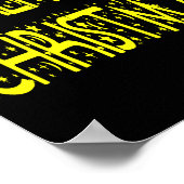 Merry Christmas Starry Night Font Girls Boys Poster (Hoek)