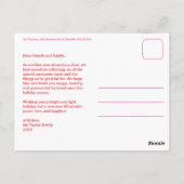 MERRY CHRISTMAS Stars Holiday CUSTOM Arch PHOTO Briefkaart (Achterkant)