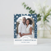 MERRY CHRISTMAS Stars Holiday CUSTOM Arch PHOTO Briefkaart (Staand voorkant)