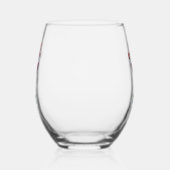 Merry Christmas Stemless Wijnglas Zonder Voet (Links)