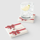 ***MERRY CHRISTMAS** STENEN ONDERZETTER (Zijkant)