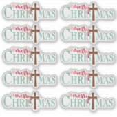 Merry Christmas Sticker (Voorkant)