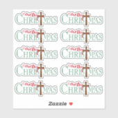 Merry Christmas Sticker (Vel)