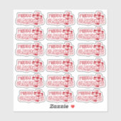 Merry Christmas Sticker (Vel)