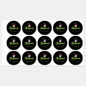 Merry Christmas' sticker and label (Vel)