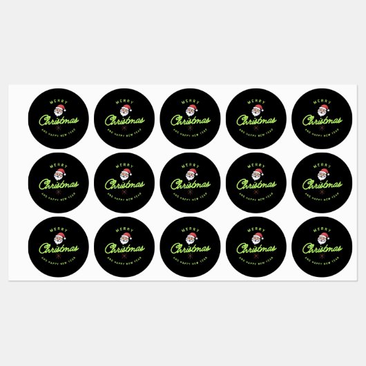 Merry Christmas' sticker and label  (Vel)