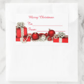 Merry Christmas Sticker label (Tas)