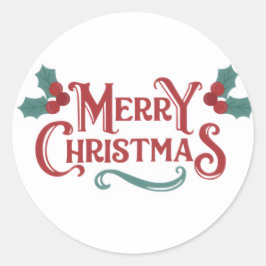 Merry Christmas Sticker Set