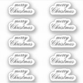 Merry Christmas Stickers Ten Count Sheet Set Pack (Voorkant)