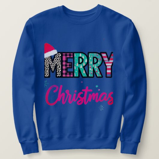 MERRY Christmas Sweatshirt (Design voorkant)