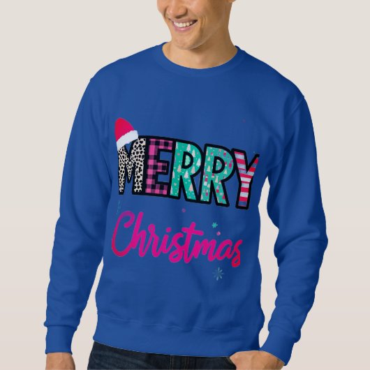 MERRY Christmas Sweatshirt (Voorkant)
