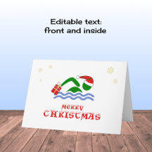 Merry christmas swimmer: cadeau