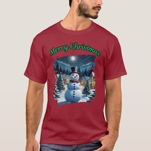Merry Christmas  T-shirt (Voorkant)