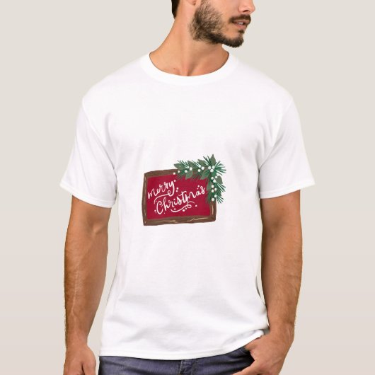 Merry Christmas T-shirt (Voorkant)