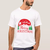 Merry CHRISTMAS T-shirt (Voorkant)
