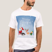 Merry Christmas T-shirt (Voorkant)