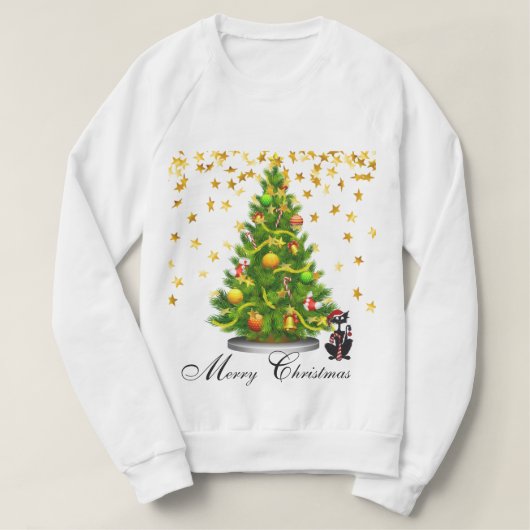 "MERRY CHRISTMAS" T-SHIRT (Design voorkant)