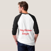 Merry Christmas T-shirt (Achterkant volledig)