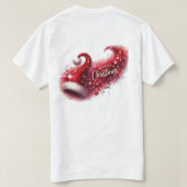 Merry Christmas  T-shirt (Design achterkant)