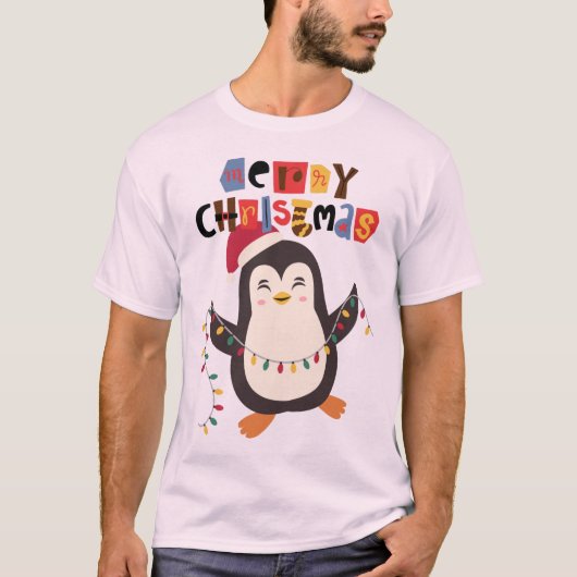 Merry Christmas T-shirt (Voorkant)