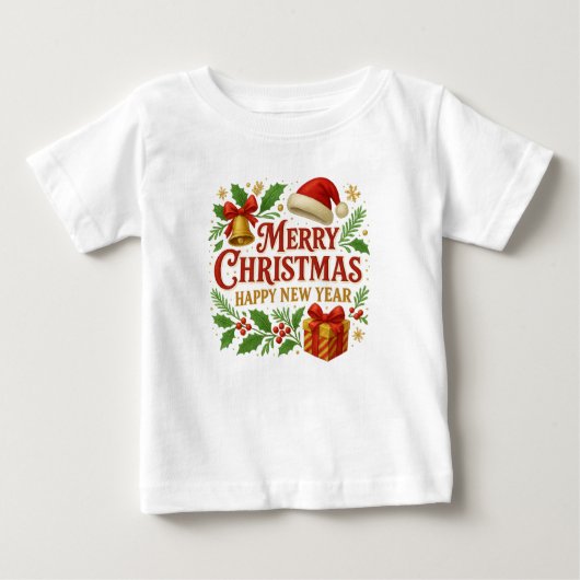 Merry Christmas T-shirt (Voorkant)