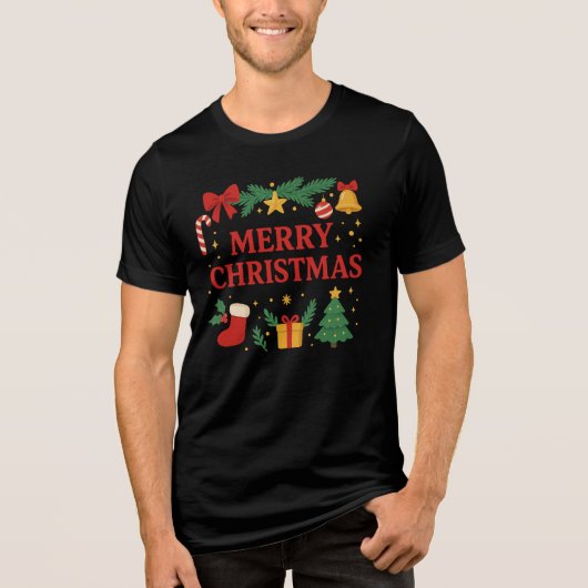 Merry Christmas T-Shirt (Voorkant)
