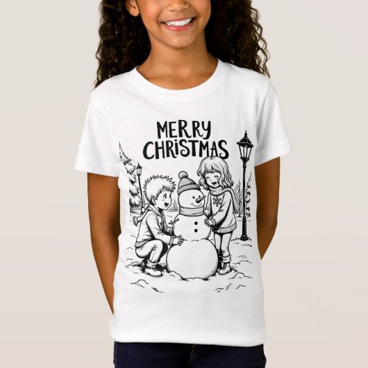 Merry Christmas  T-shirt (Voorkant)