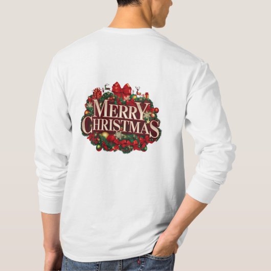 Merry Christmas T-shirt (Achterkant)