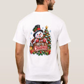 Merry Christmas T-shirt (Achterkant)