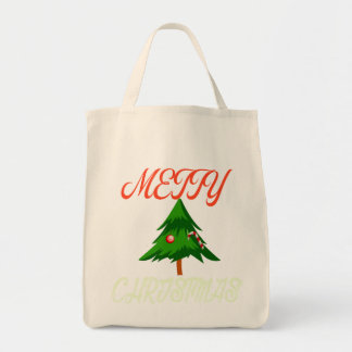 Merry Christmas T-Shirt – Feestelijke feestelijke Tote Bag