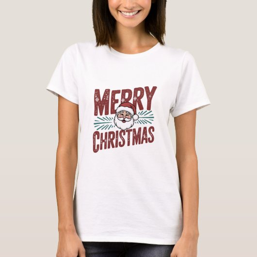 Merry Christmas T-Shirt for Holiday Cheer (Voorkant)