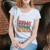 Merry Christmas T-Shirt voor Holly Jolly Vibes