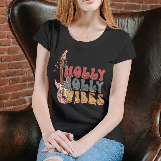 Merry Christmas T-Shirt voor Holly Jolly Vibes