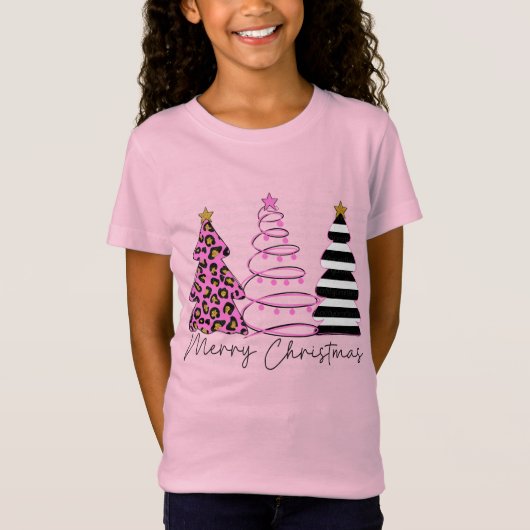 Merry Christmas T-shirt voor kinderen (Voorkant)