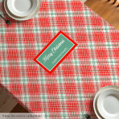 Merry Christmas Tablecloth Monogram Gift Idea Tafelkleed