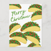 MERRY CHRISTMAS Taco Avalanche Heerlijke vakantie Briefkaart (Voorkant)
