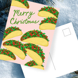 MERRY CHRISTMAS Taco Avalanche Heerlijke vakantie Briefkaart