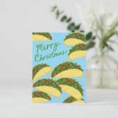 MERRY CHRISTMAS Taco Avalanche Heerlijke vakantie Briefkaart (Staand voorkant)