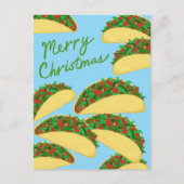 MERRY CHRISTMAS Taco Avalanche Heerlijke vakantie Briefkaart (Voorkant)