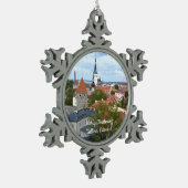 Merry Christmas Tallinn, Estonia ornament (Links)