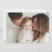 Merry Christmas Tartan Plaid Background Feestdagenkaart (Achterkant)