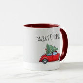 Merry Christmas Tasse Mok (Voorkant rechts)